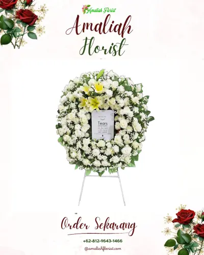 Krans Bunga Duka Cita tegal sumedang